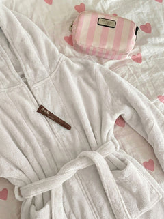 WHITE - BATH ROBE