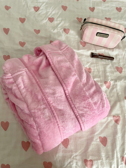 PINK BATH ROBE