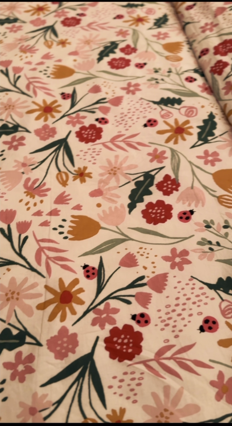 PRETTY FLORAL PRINT SINGLE BEDDING