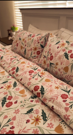 PRETTY FLORAL PRINT SINGLE BEDDING