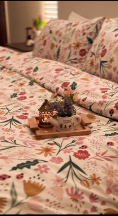 PRETTY FLORAL PRINT SINGLE BEDDING